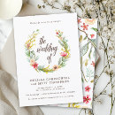 Search for watercolor wreath invitations Flowers