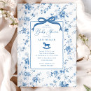 Search for toile baby shower invitations Rocking horse