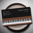 Search for piano teacher business cards Classical