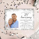 Search for elegant 25th wedding anniversary invitations Script