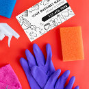 Recherche de janitorial cartes visite Gouvernante