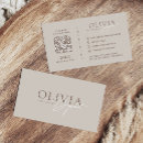 Search for esthetician business cards Minimalist