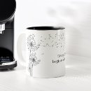 Recherche de dandelion tasses Noir et blanc