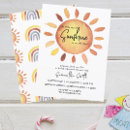 Recherche de sunshine baby shower invitations Arc en ciel