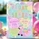 Search for seven invitations Summer pool party