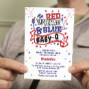 Search for family fun day invitations Red white and blue