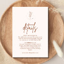 Search for burnt orange invitations Modern elegant