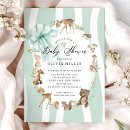 Search for fox green invitations Gender neutral boy girl