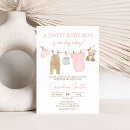 Search for boho baby girl shower invitations Pink