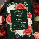 Recherche de rouge vert invitations Rose