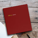 Search for plain colour binders Minimalist