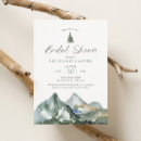 Search for adventure awaits bridal shower invitations Pine trees