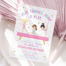 Search for tumbling invitations Flip tumble and play