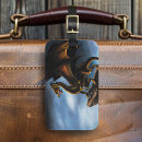 Search for dragon luggage tags Fantasy