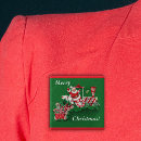 Recherche de santa claus badges Vintage