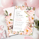 Recherche de peony baby shower invitations Pivoine