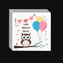 Recherche de hibou bleu serviettes Baby shower