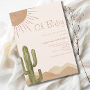 Search for desert cactus invitations Oh baby