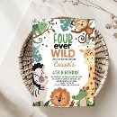 Search for four ever wild invitations Modern