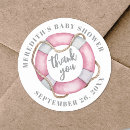 Search for pink nautical stickers Baby on board