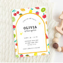 Search for citrus birthday invitations Fruits