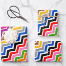 Recherche de motif chevron papier cadeau Multicolore