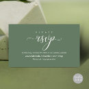 Recherche de verte de forêt invitations Élégant