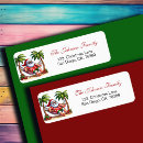 Search for beach christmas return address labels Palm trees
