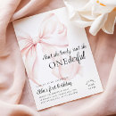 Recherche de pink bow anniversaire invitations Anniversaire de l'arc