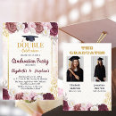 Search for sibling graduation invitations Double celebration