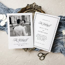 Recherche de vieux monde invitations Noir et blanc