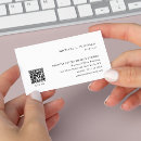 Recherche de formel cartes visite Noir et blanc