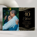 Search for 40th wedding anniversary invitations Cheers to 40 years