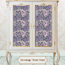 Search for vintage floral tissue paper Purple