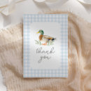 Search for blue gingham thank you cards Boy baby shower