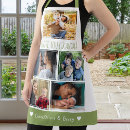 Search for green and white aprons Photo collage