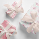Search for pink gingham wrapping paper Polka dots