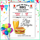 Search for beer and bbq birthday invitations Western