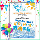 Search for splish splash invitations Water