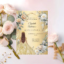 Search for yellow quinceanera invitations Gold
