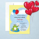 Recherche de grenouille bleue invitations Pavé