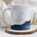 Search for navy blue and white mugs Elegant