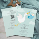 Search for stork baby shower invitations Clouds