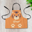 Search for cartoon tiger aprons Nature