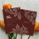 Recherche de acajou invitations Élégant