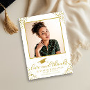 Search for gold graduation invitations Elegant