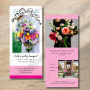 Recherche de fleuriste cartes publicitaires Marketing