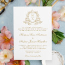 Recherche de doré mariage invitations Formel