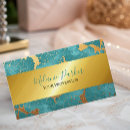 Search for turquoise and gold business cards Boss