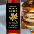 Search for maple syrup labels Gold